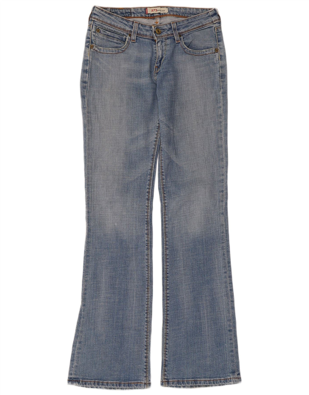 Levi's Dame 572 Bootcut Jeans W28 L34 Blå Bomuld