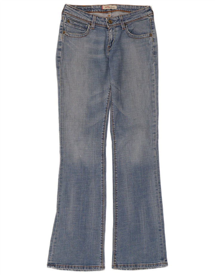 Levi's Dame 572 Bootcut Jeans W28 L34 Blå Bomuld