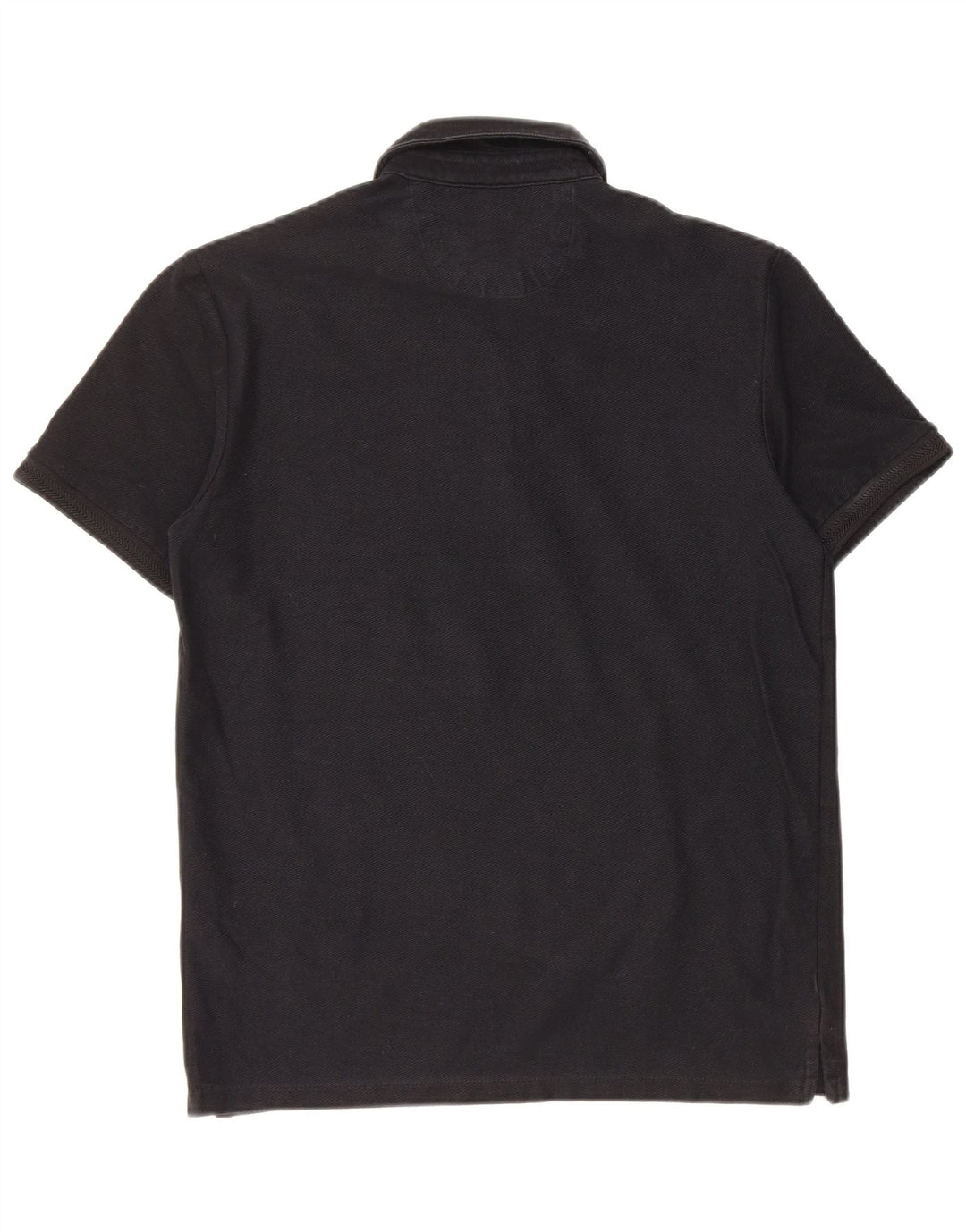 Zara herre polo shirt lille sort bomuld