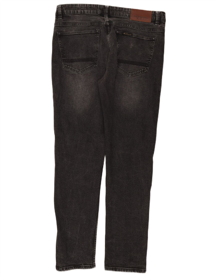 Ben Sherman Herre Brighton Slim Jeans W36 L32 Sort Bomuld