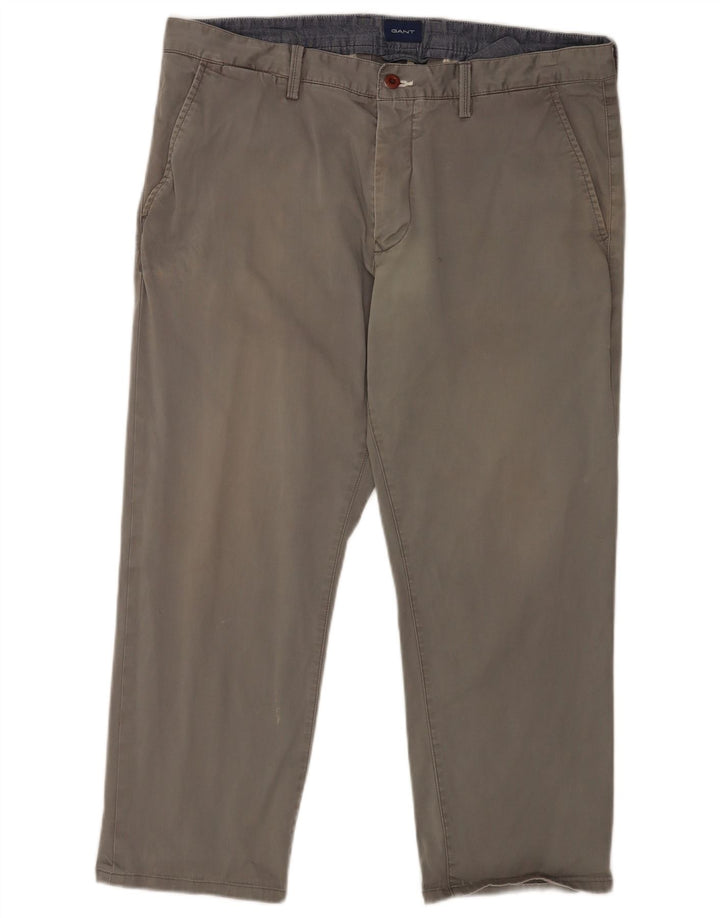 Gant herre cropped bukser W38 L25 grå bomuld
