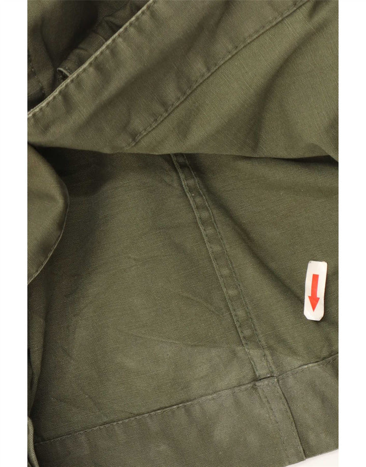 Diesel Herre Utility Jacket UK 42 XL Grøn Bomuld