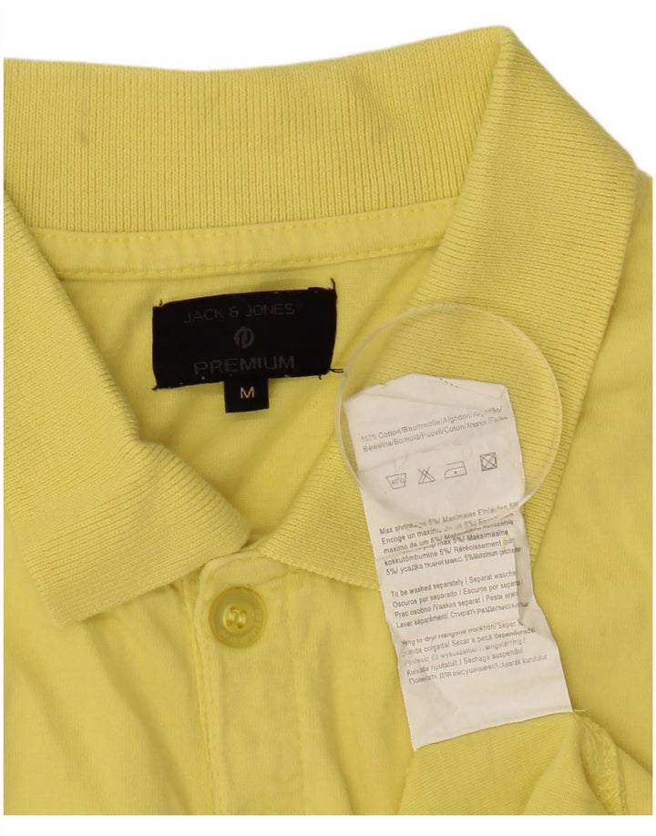 Jack & Jones herre poloshirt Medium gul bomuld