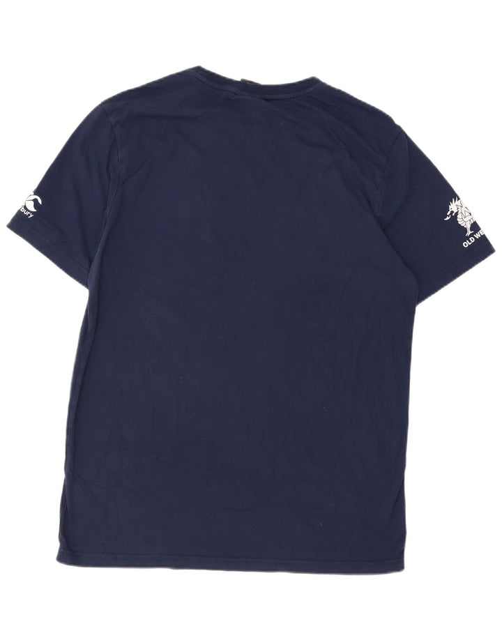 CANTERBURY Herre grafisk T-shirt top XL marineblå bomuld