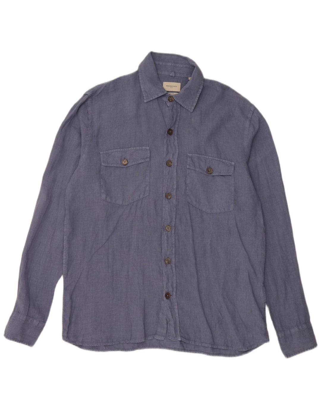 BROOKSFIELD Herreskjorte str. 39 Medium Blue