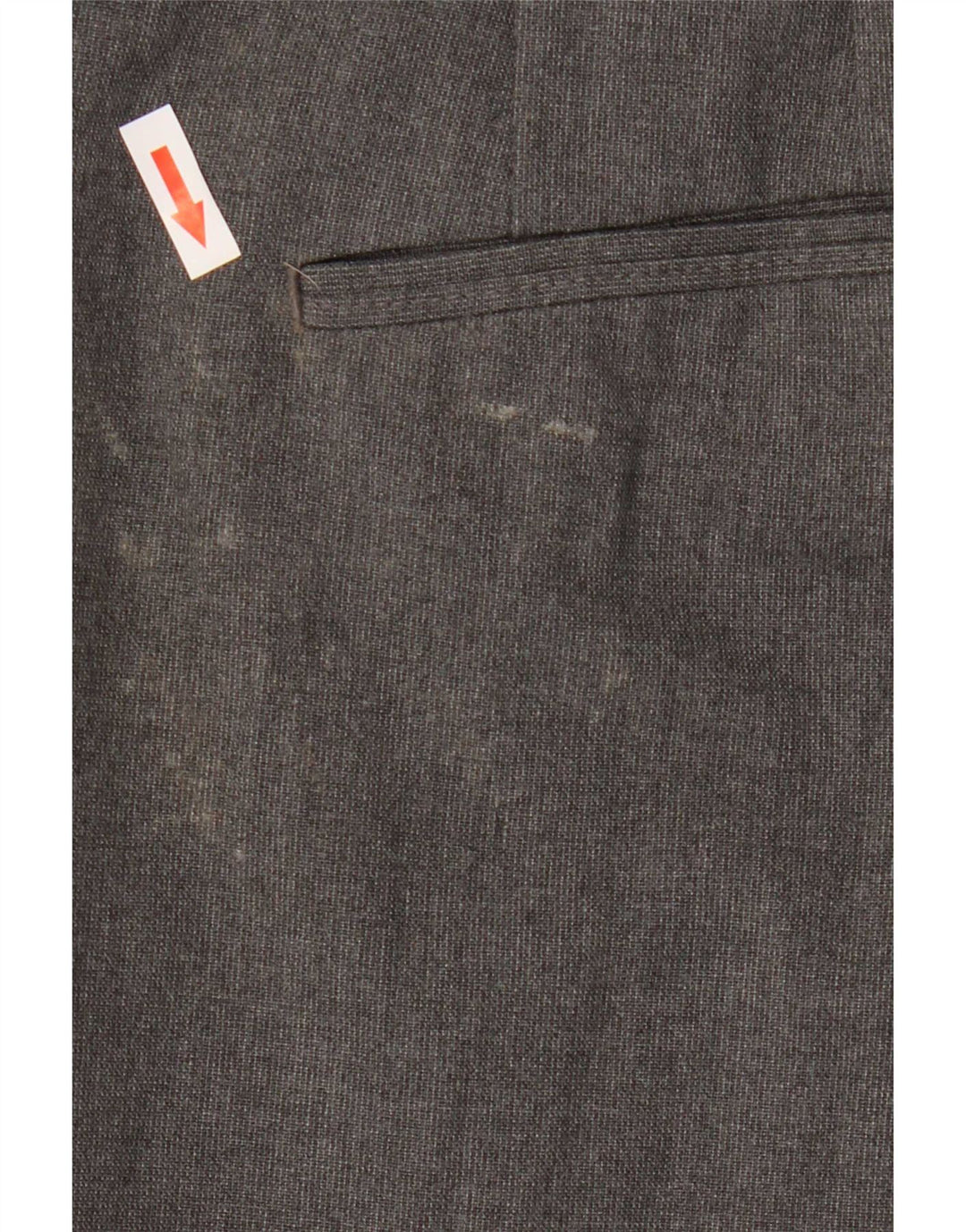 Zara Herre Lige Chinobukser EU 44 Large W34 L29 Grå Polyester