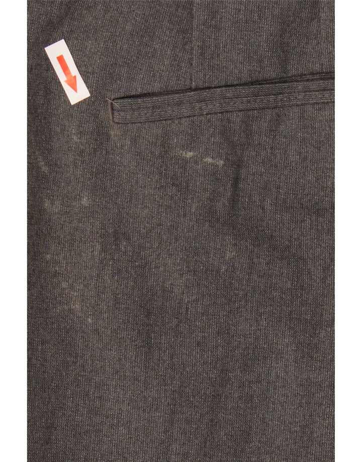 Zara Herre Lige Chinobukser EU 44 Large W34 L29 Grå Polyester