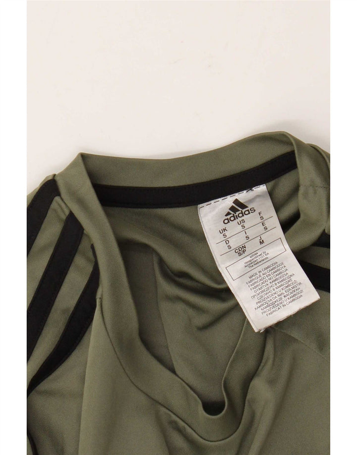 Adidas Herre Aeroready T-Shirt Top Lille Khaki Polyester