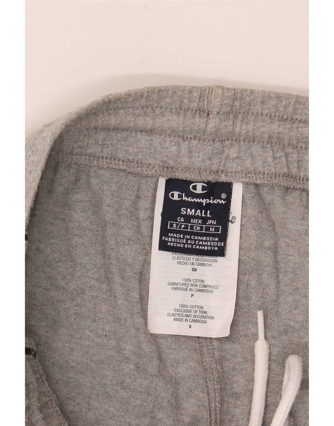 Champion Herre grafiske sportsshorts Små grå bomuld