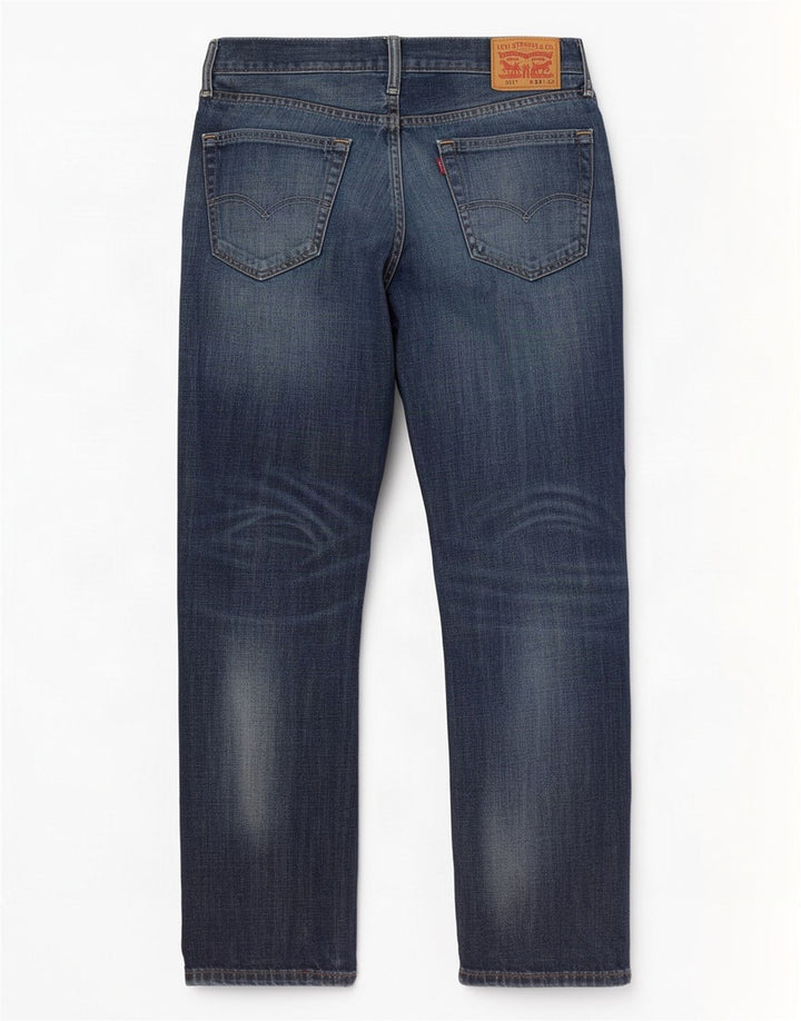 Levi's Herre 541 Straight Jeans W34 L32 Marineblå Bomuld