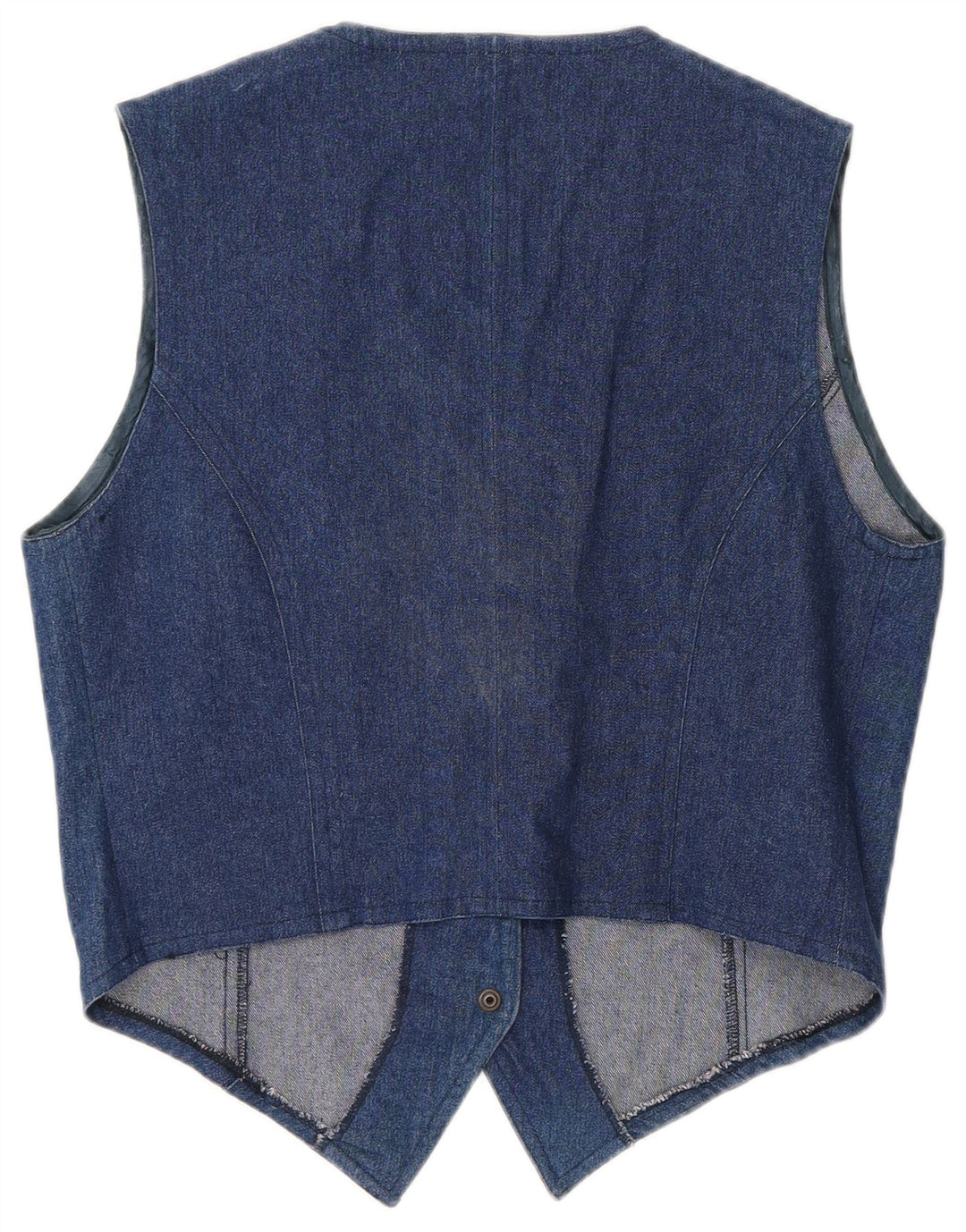 Vintage Dame denim vest UK 12 Medium Blue