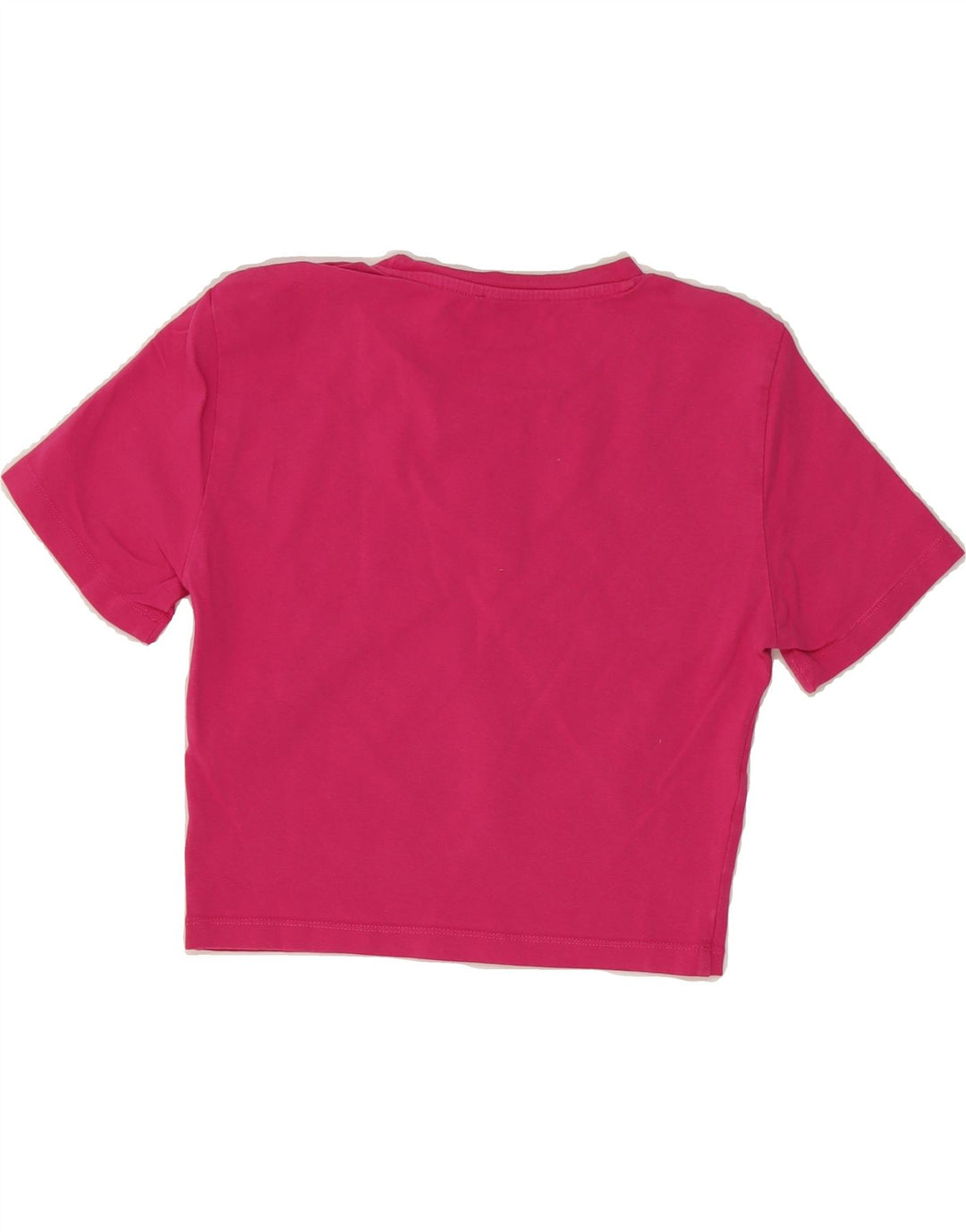 ZARA Womens Crop T-Shirt Top UK 12 Medium Pink Vintage Zara and Second-Hand Zara from Messina Hembry 