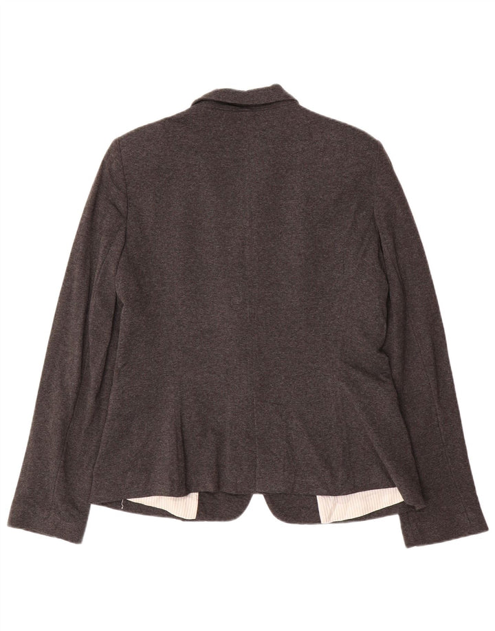 Zara Dame 1-knaps blazerjakke UK 18 XL Grå