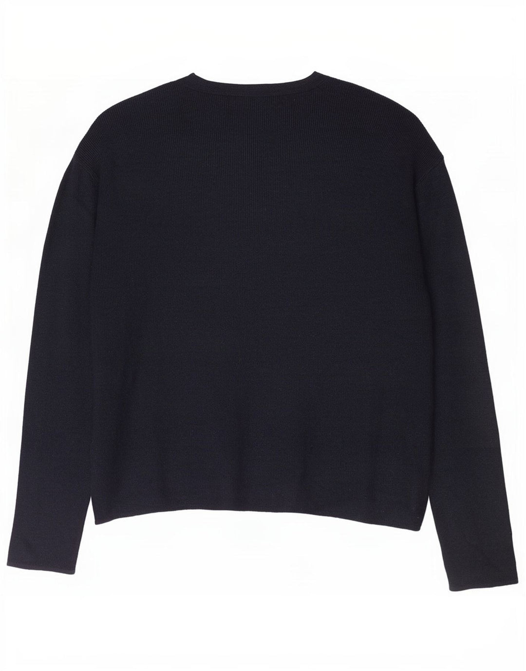 Marks & Spencer Dame V-hals sweater UK 16 Large Black Viscose