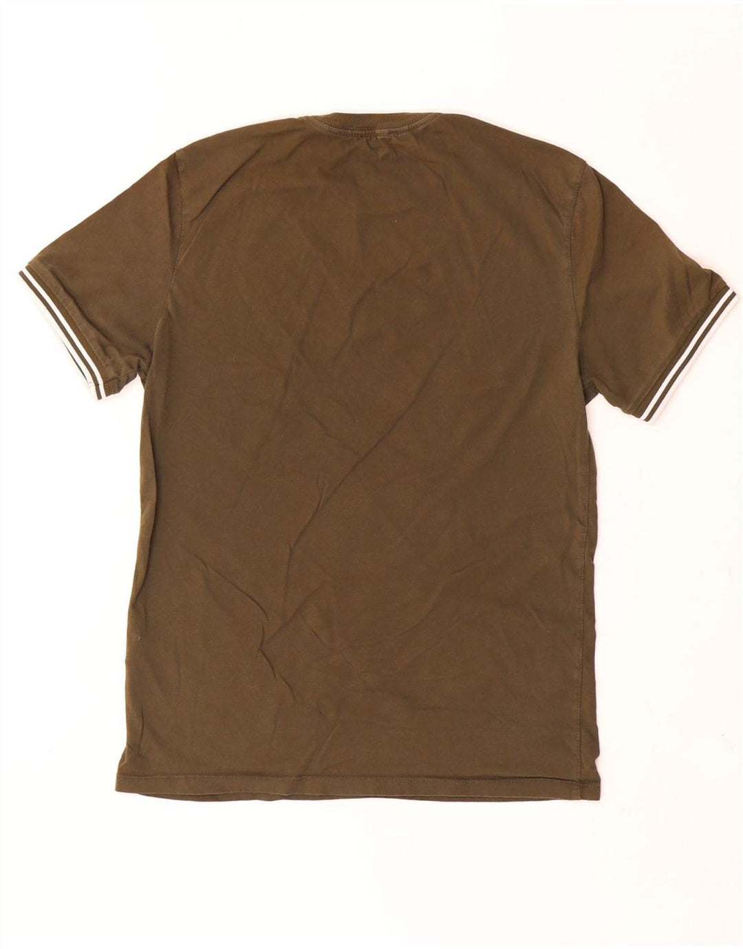 REISS Herre T-shirt Top Lille Khaki Bomuld