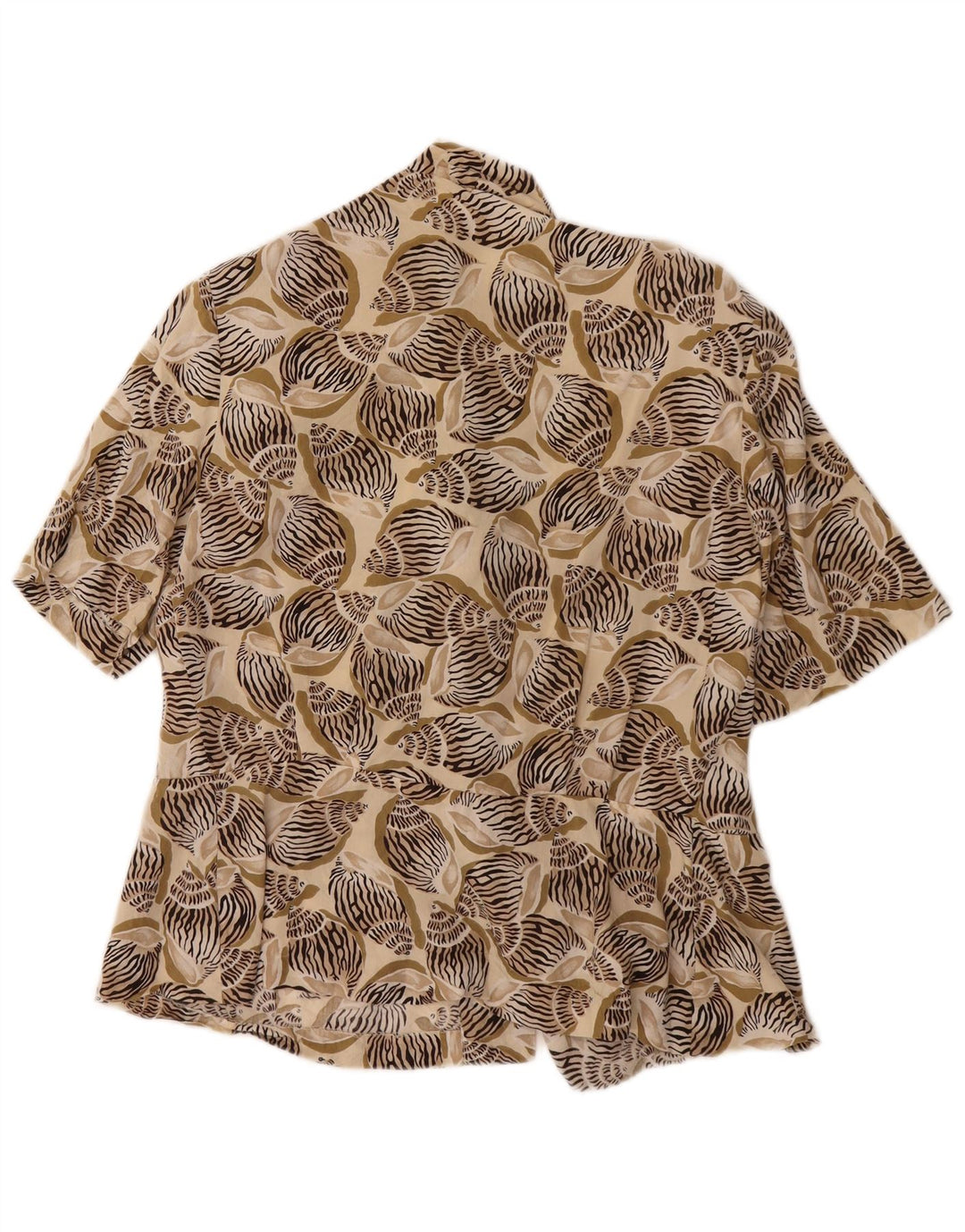 EVAN PICONE Dame Cardigan Top US 8 Medium Green Animal Print