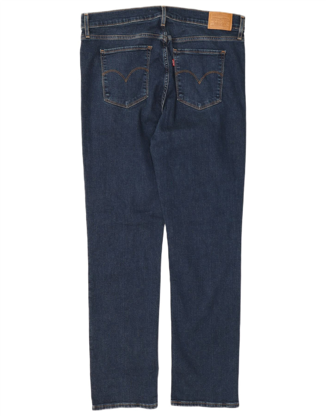 Levi's Dame 314 Shaping Straight Jeans W32 L32 Marineblå Bomuld