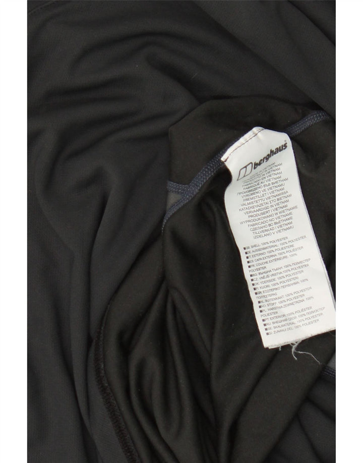 Berghaus Herre T-Shirt Top Stor Sort Colourblock Polyester