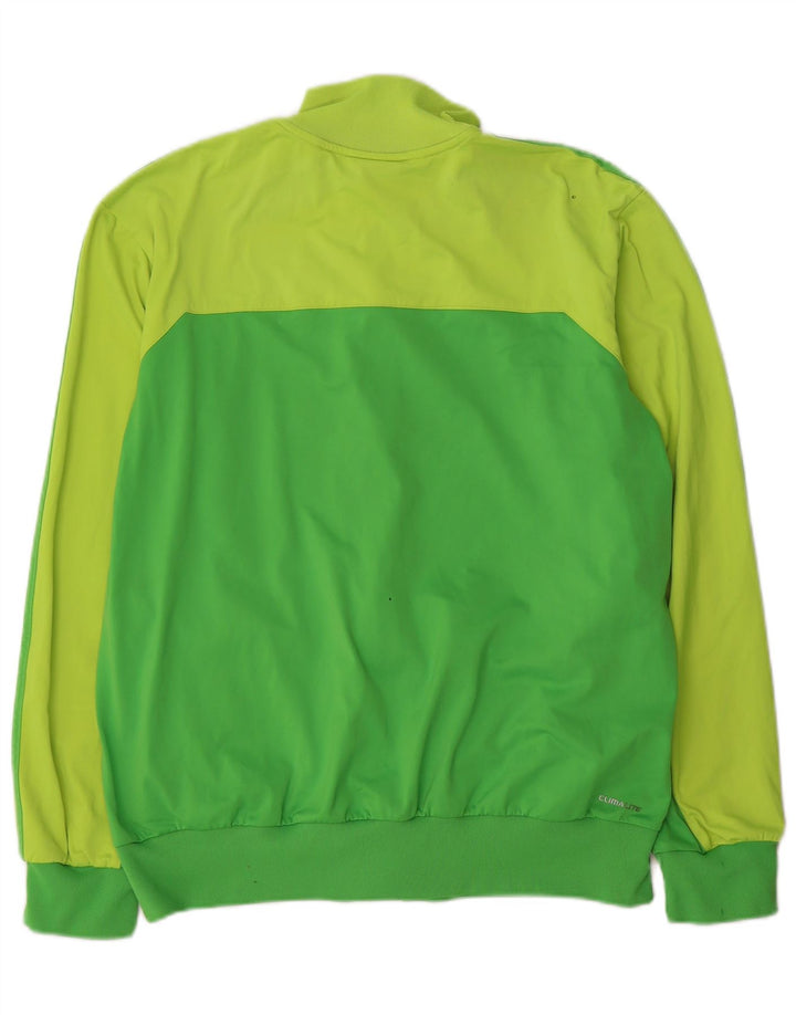 Adidas Herre Climalite træningsdragt Topjakke Stor Grøn Colourblock