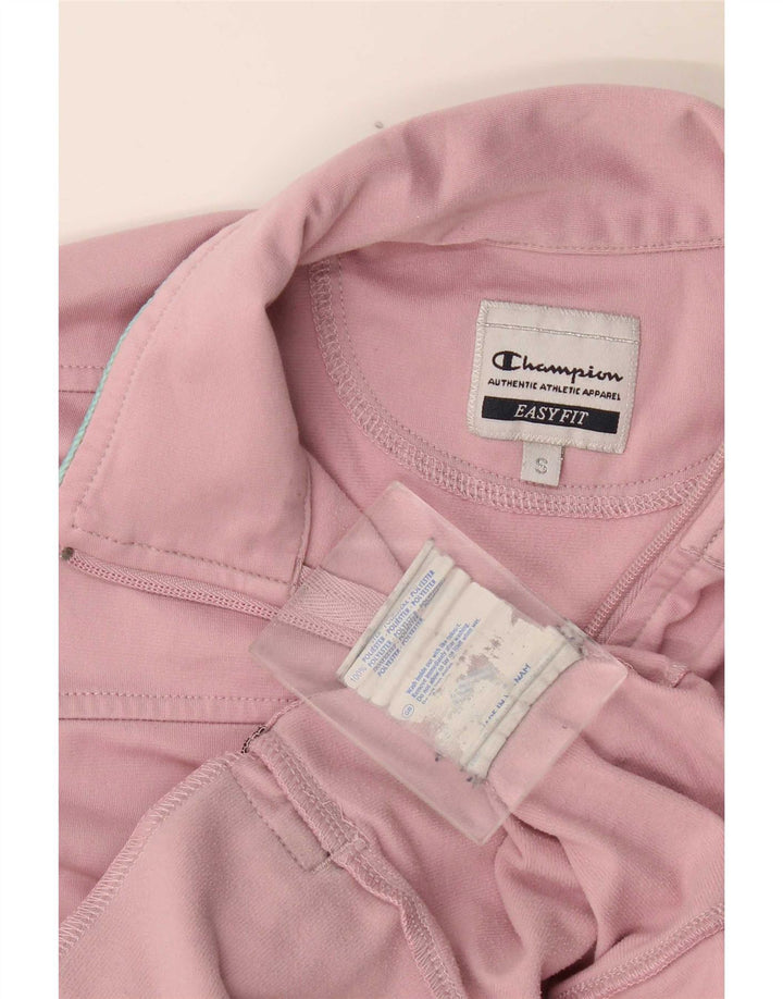 Champion Womens Easy Fit Oversized træningsdragt Top Jacket UK 10 Small Pink