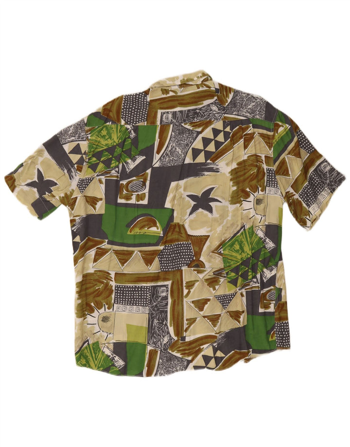 Rodrigo Kortærmet Herreskjorte Størrelse 41 16 Stor Flerfarvet Geometrisk