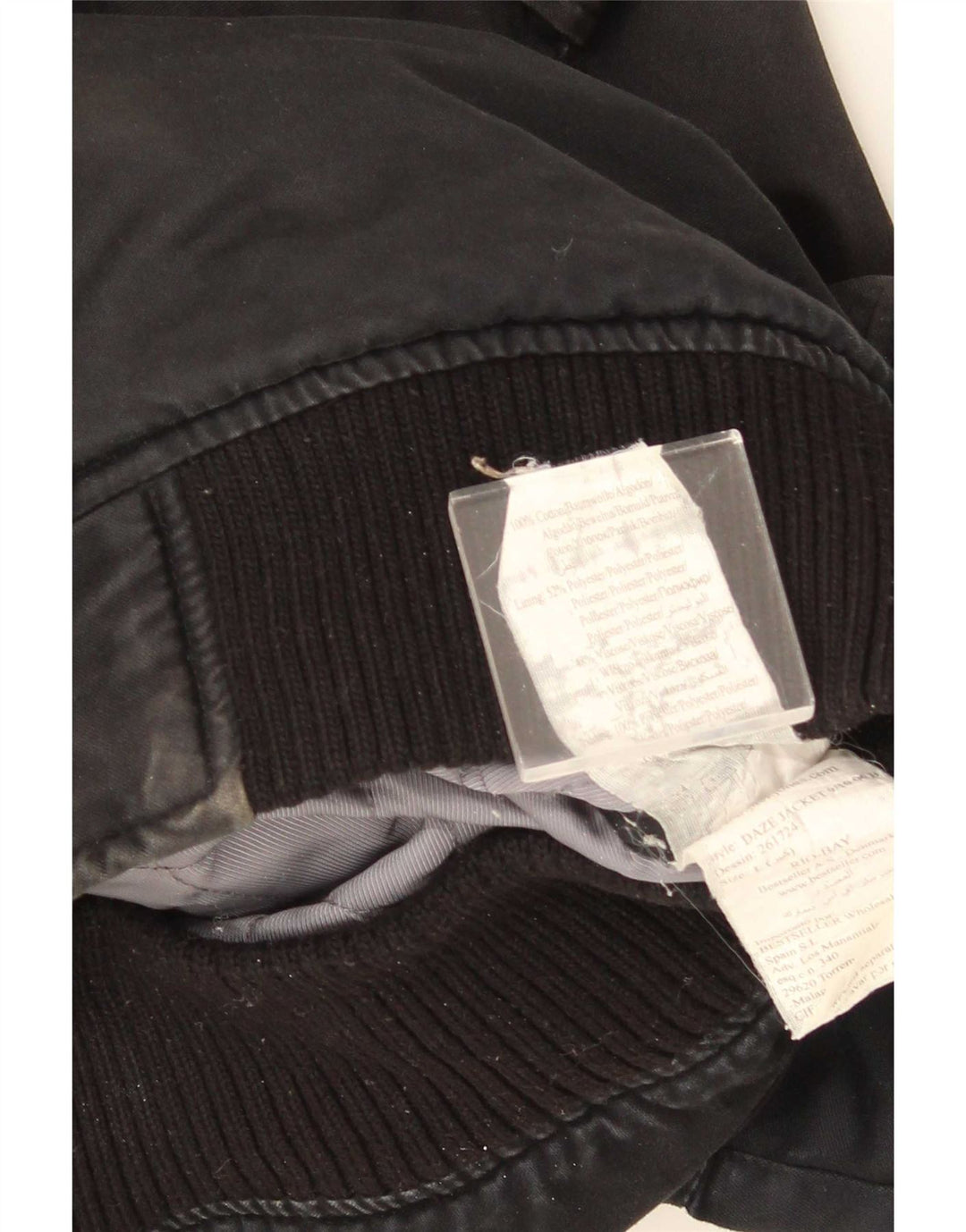 Jack & Jones Herre Utility Jacket UK 40 Large Black Cotton