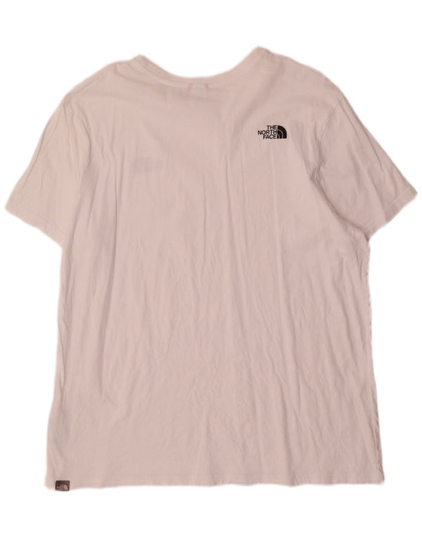 The North Face Herre Grafisk T-Shirt Top 2XL Hvid Bomuld