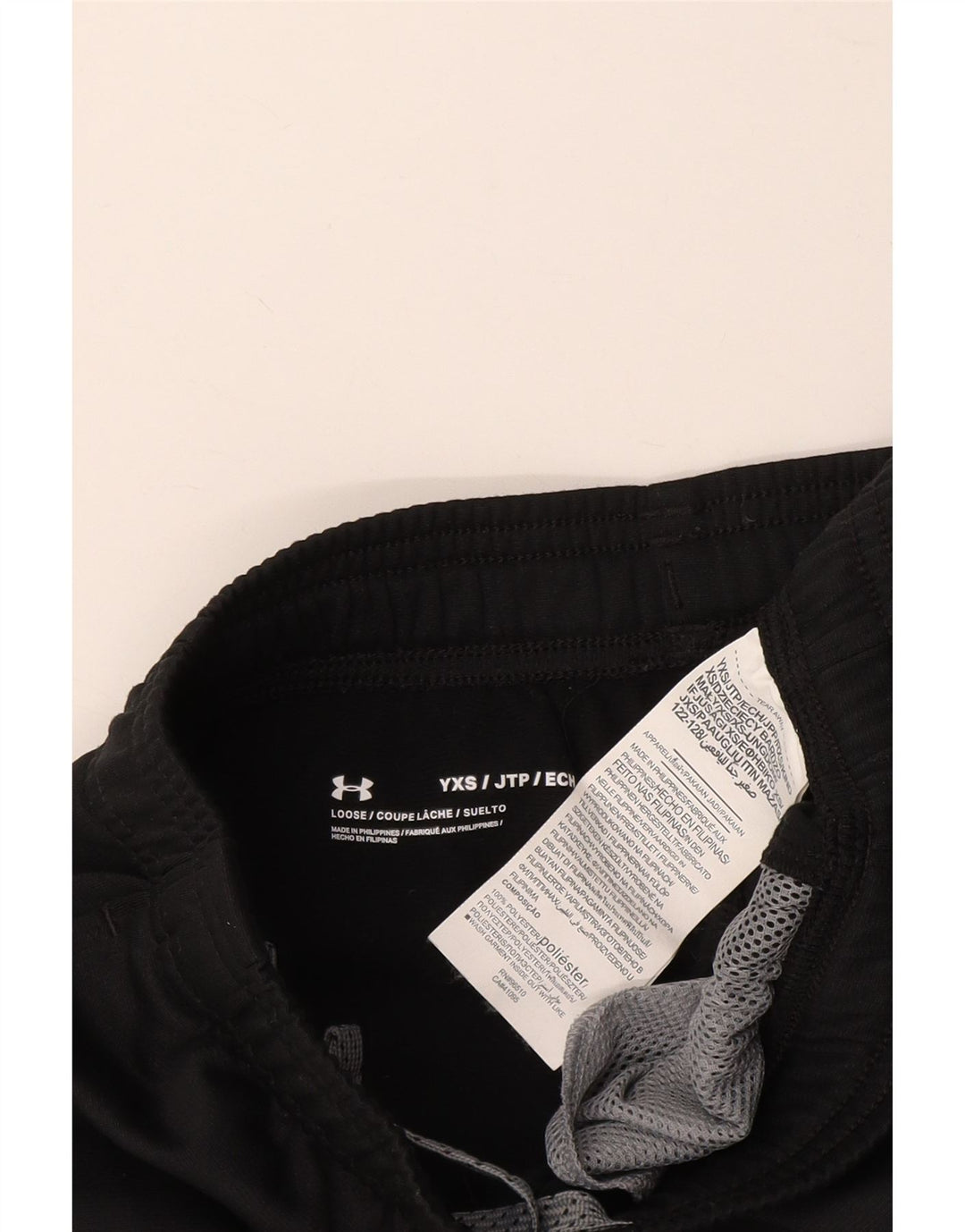 UNDER ARMOUR Træningsdragt bukser til drenge 6-7 år XS W22 L22 Sort