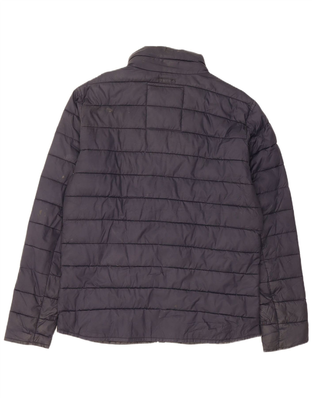 FAT FACE Herre polstret jakke UK 38 Medium Navy Blue Nylon