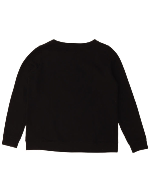 Converse Graphic Sweatshirt Jumper UK 14 Medium Sort Bomuld