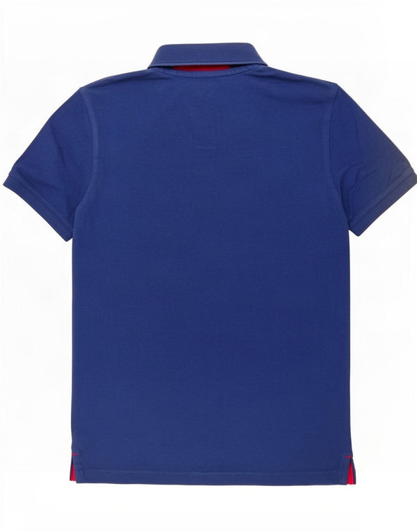 Besætningstøj Herre poloshirt Medium blå bomuld