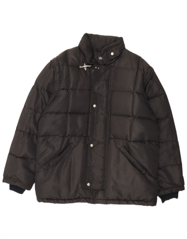 Lennards Polstret Herrejakke UK 40 Stor Sort Nylon
