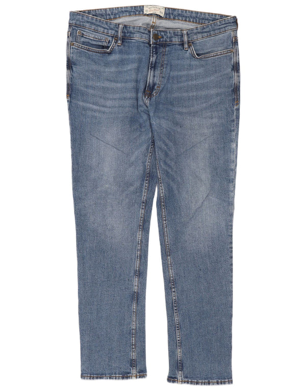 Fat Face Mens Slim Jeans W36 L30 Blue Cotton