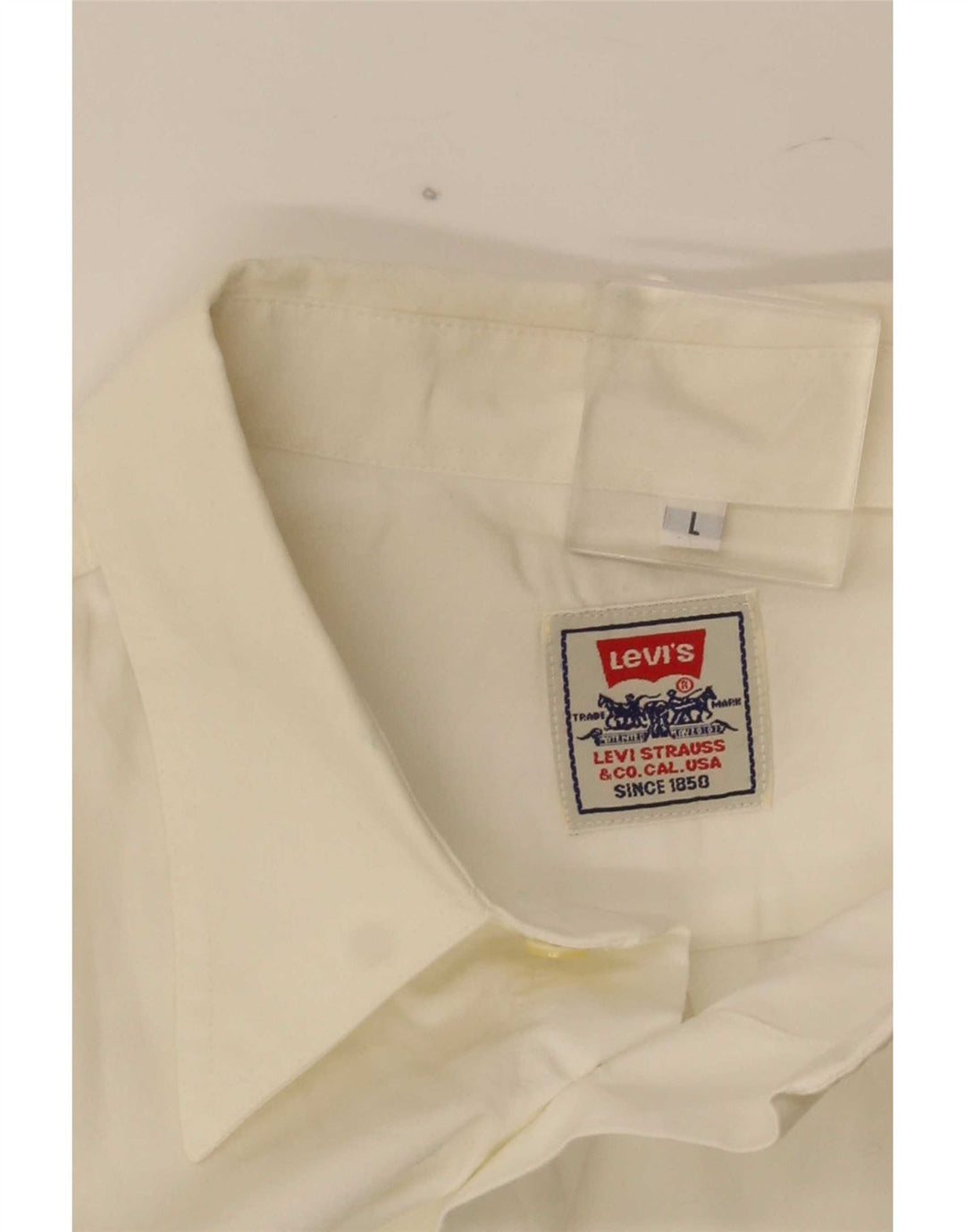 Levi's Kortærmet Herreskjorte Stor Hvid