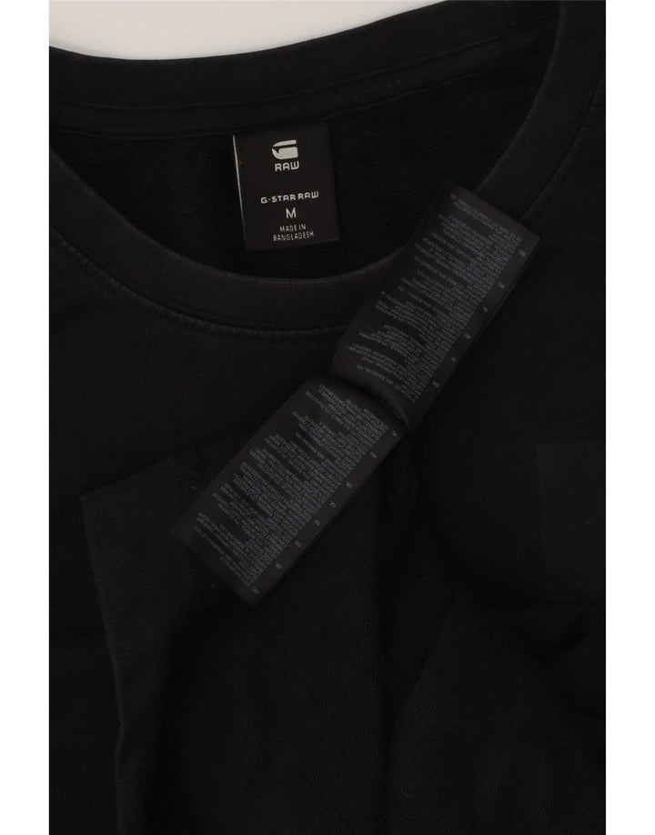 G-Star Herre Sweatshirt Jumper Medium Sort Bomuld