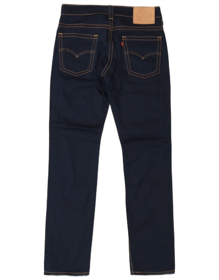Levi's Herre 511 Slim Jeans W32 L34 Marineblå Bomuld