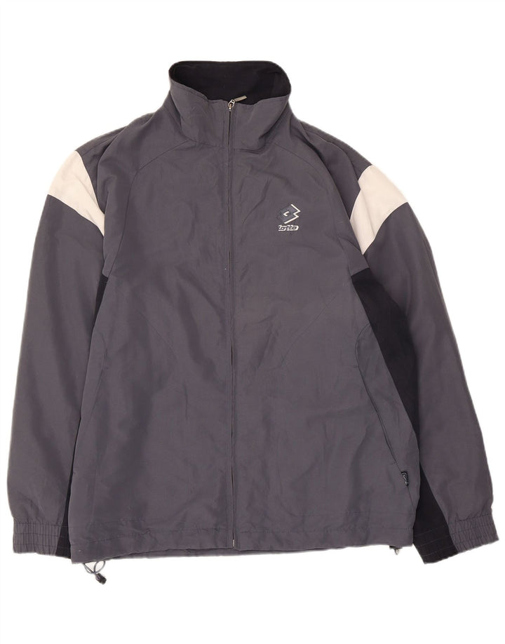 Lotto Herre Loose Fit Træningsdragt Top Jakke Lille Blå Colourblock Polyester