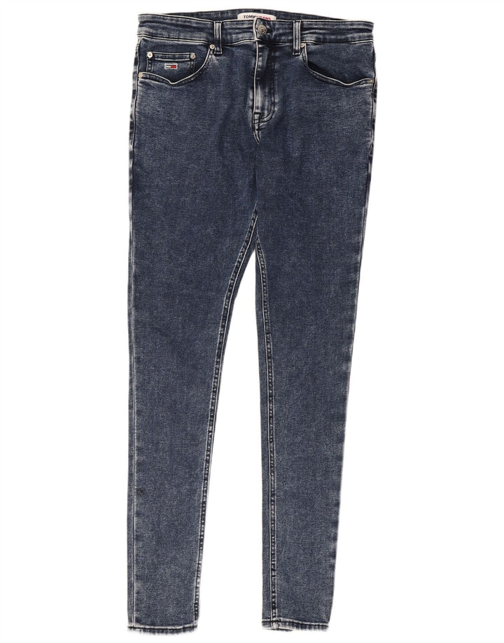 TOMMY HILFIGER Dame Super Skinny Jeans W32 L34 Blå Bomuld