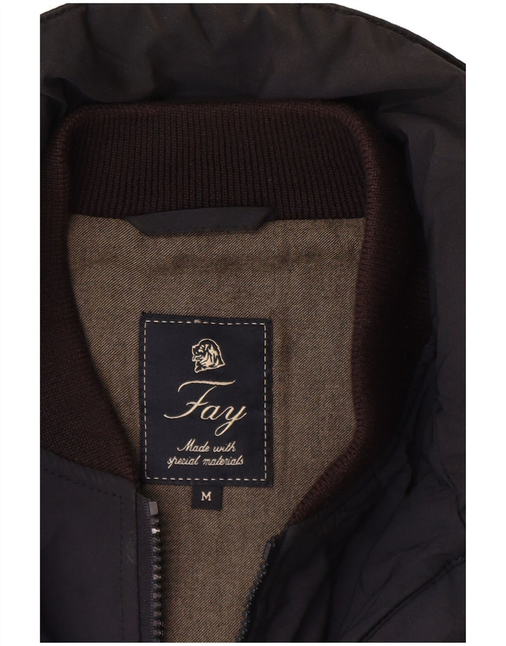FAY Herre Utility Jacket UK 38 Medium Navy Blue Polyester