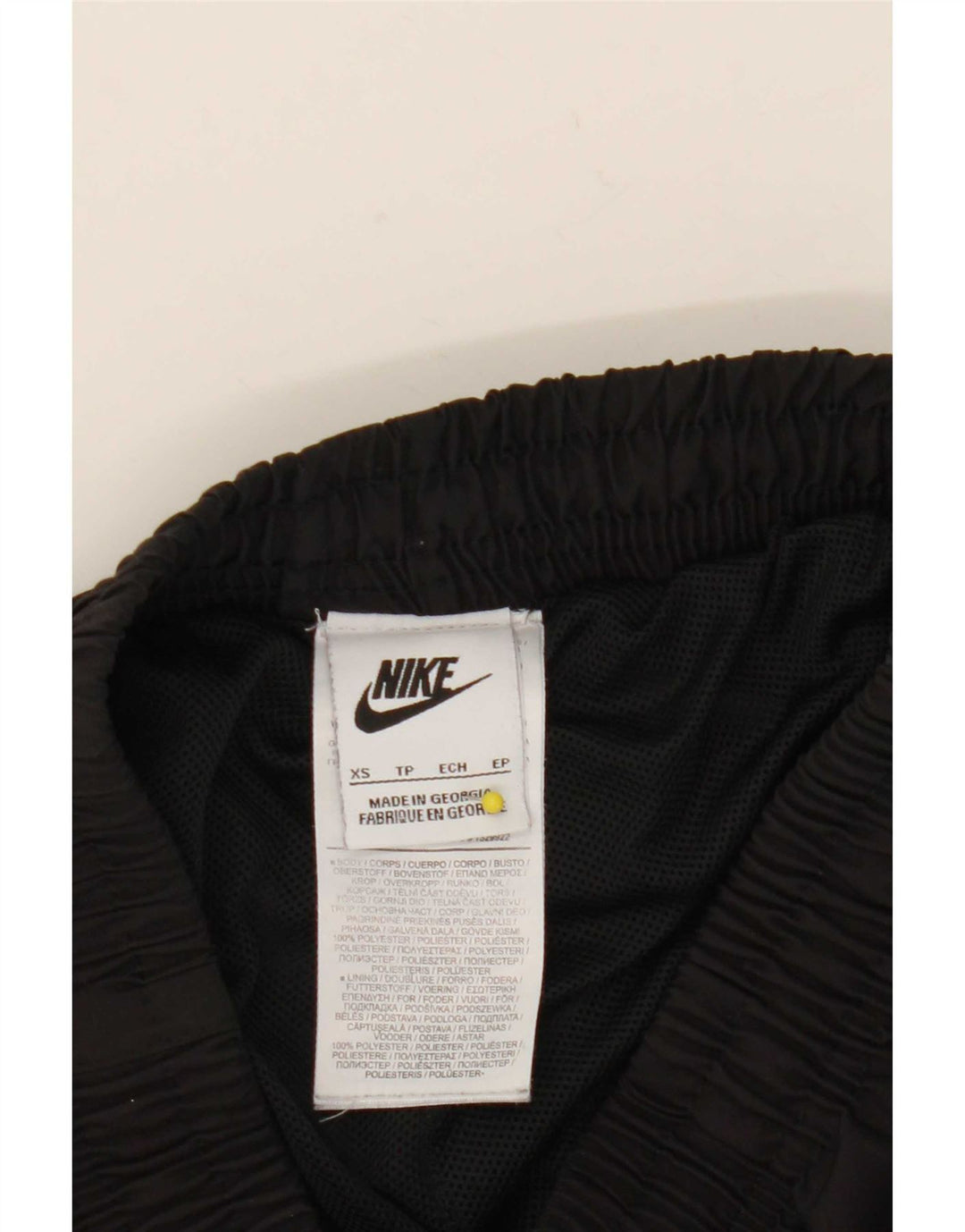 Nike Cargo træningsdragtbukser til kvinder, joggere UK 6 XS Sort polyester