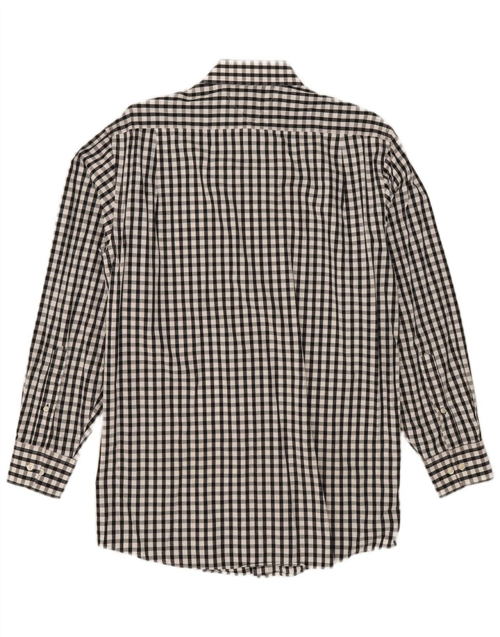 Tommy Hilfiger Herre Regular Fit skjorte str. 15 Medium Sort Gingham