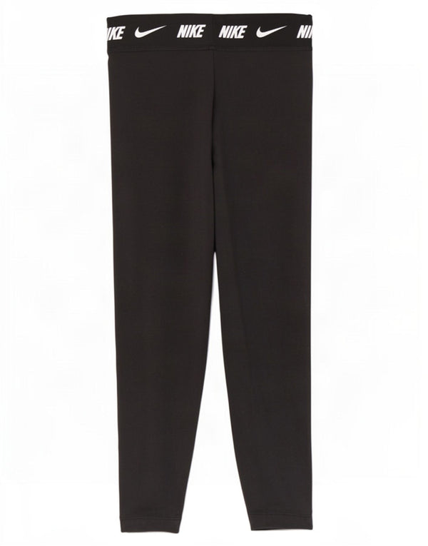 Nike Dame Grafiske Leggings UK 16 Large Black Bomuld