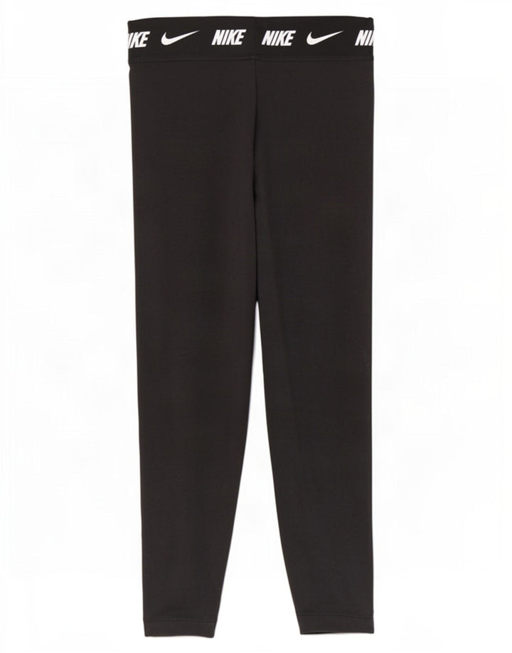 Nike Dame Grafiske Leggings UK 16 Large Black Bomuld