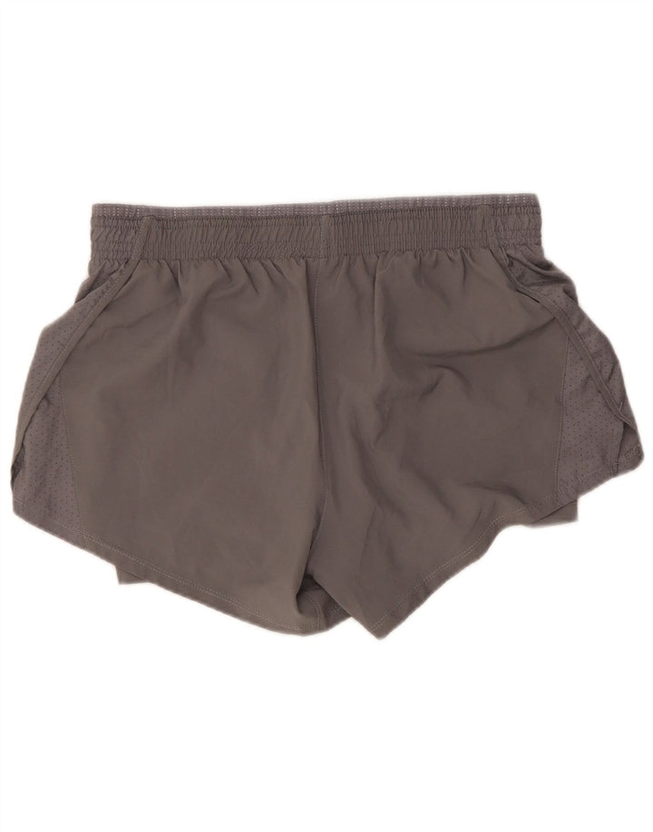 Nike Dame Dri Fit Sport Shorts UK 10 Small Grå