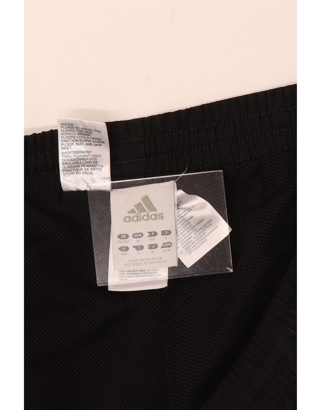 ADIDAS Træningsdragt til mænd Joggers UK 40/42 Medium Black Colourblock