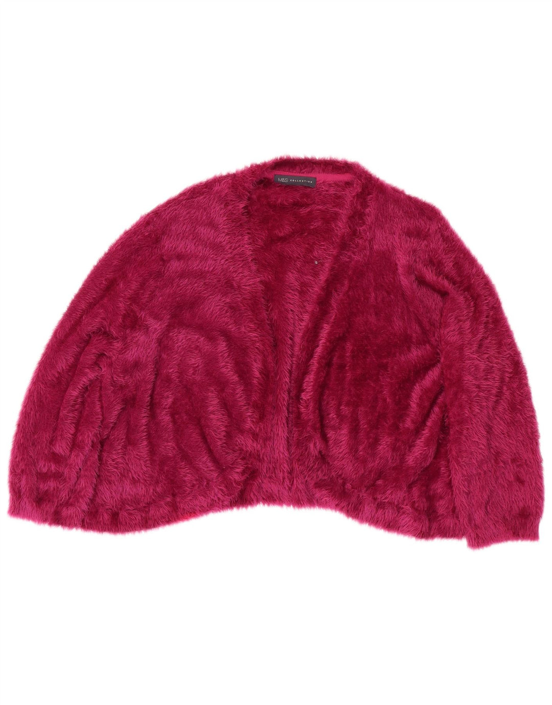 MARKS & SPENCER 3/4-ærmet Bolero-trøje til kvinder UK 22 3XL rødbrun