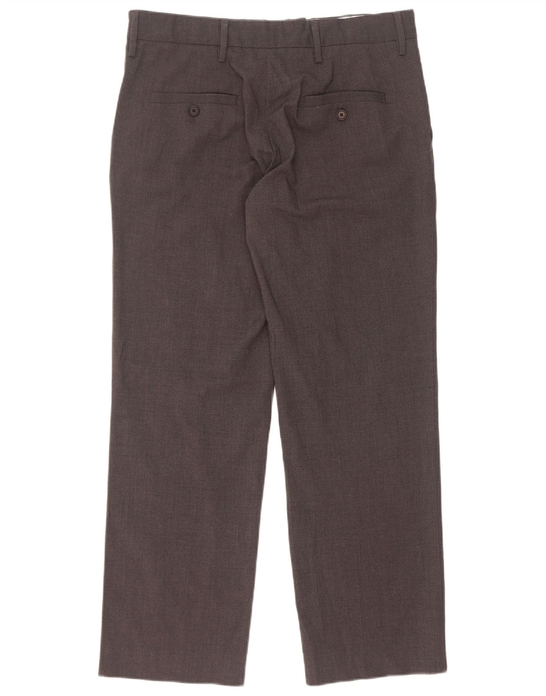 Zara Herre Lige Casual Bukser Medium W32 L29 Grå Polyester
