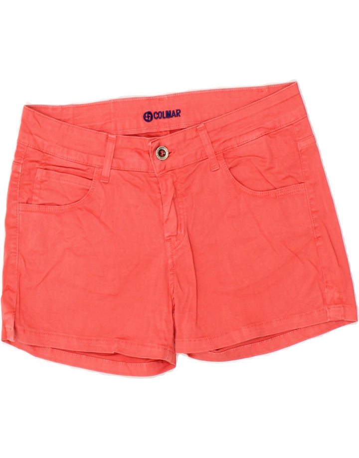 COLMAR Womens Hot Pants IT 42 Medium W30  Red Cotton Vintage Colmar and Second-Hand Colmar from Messina Hembry 