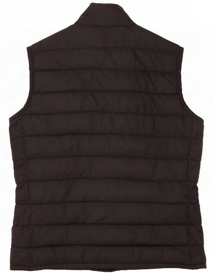 Moncler Womens Polstret Gilet Størrelse 2 Medium Sort
