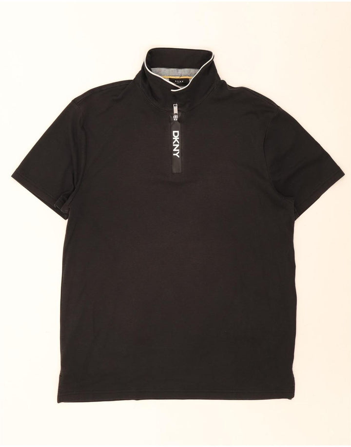 Dkny Herre Polo Shirt XL Sort Bomuld